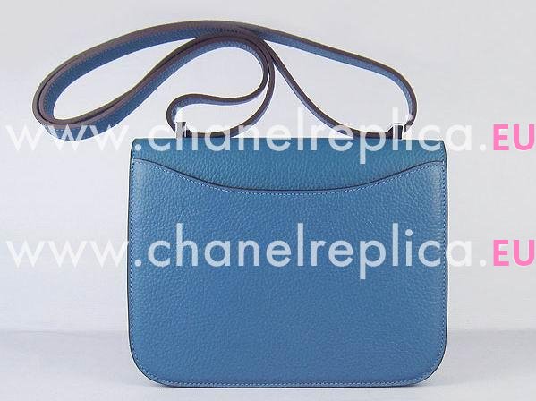 Hermes Constance Bag Micro Mini Med-Blue(Silver) H1017MBS