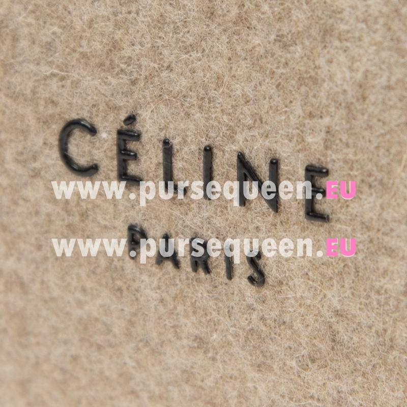 Celine Light Coffee Nano Belt Bag in Grained Calfskin 176102VVC02BG