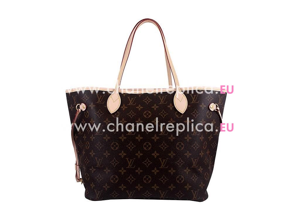 Louis Vuitton Monogram Canvas Neverfull MM Pivoine M41178