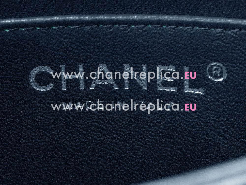 Chanel Mini Coco Lambskin Flap Bag Dark Blue(Silver) A35224