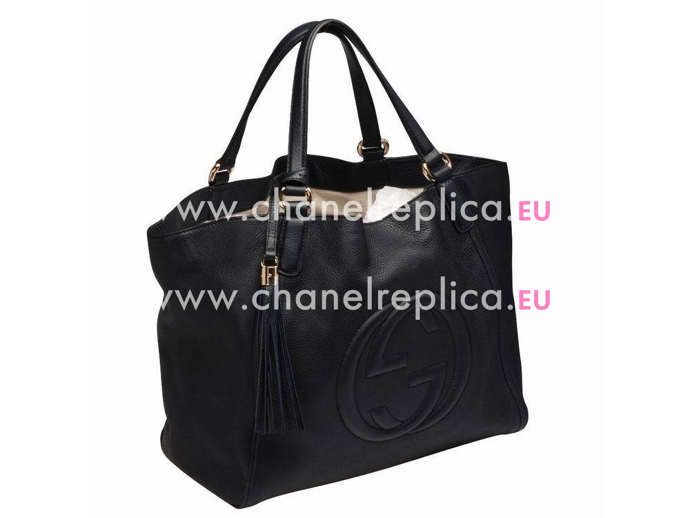 Gucci Soho GG Calfskin Bag Blue G5138006