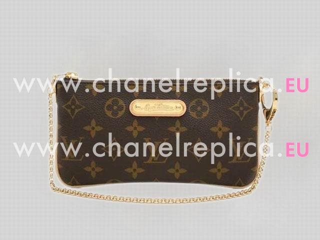 LOUIS VUITTON MONOGRAM CANVAS MILLA CLUTCH MM M60094