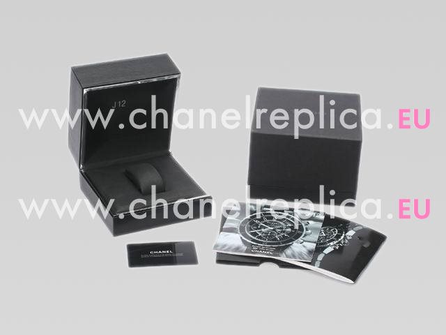 CHANEL Men Sports J12 Black Dial Automatic GMT Ceramic Oar H2012