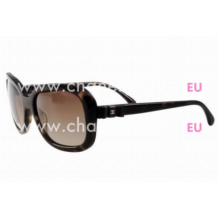 Chanel Metal Plastic Frame Sunglasses Amber A7082806