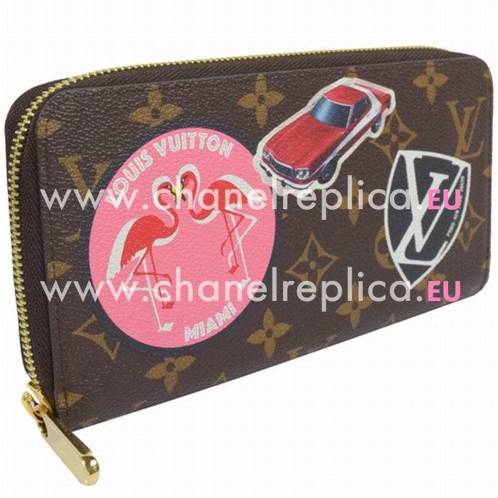 Louis Vuitton Classic Pattern Monogram Zipper Wallet M62149