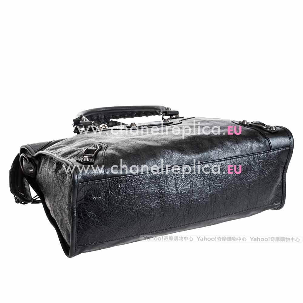 Balenciage City Lambskin Classic Bag Black B5598294