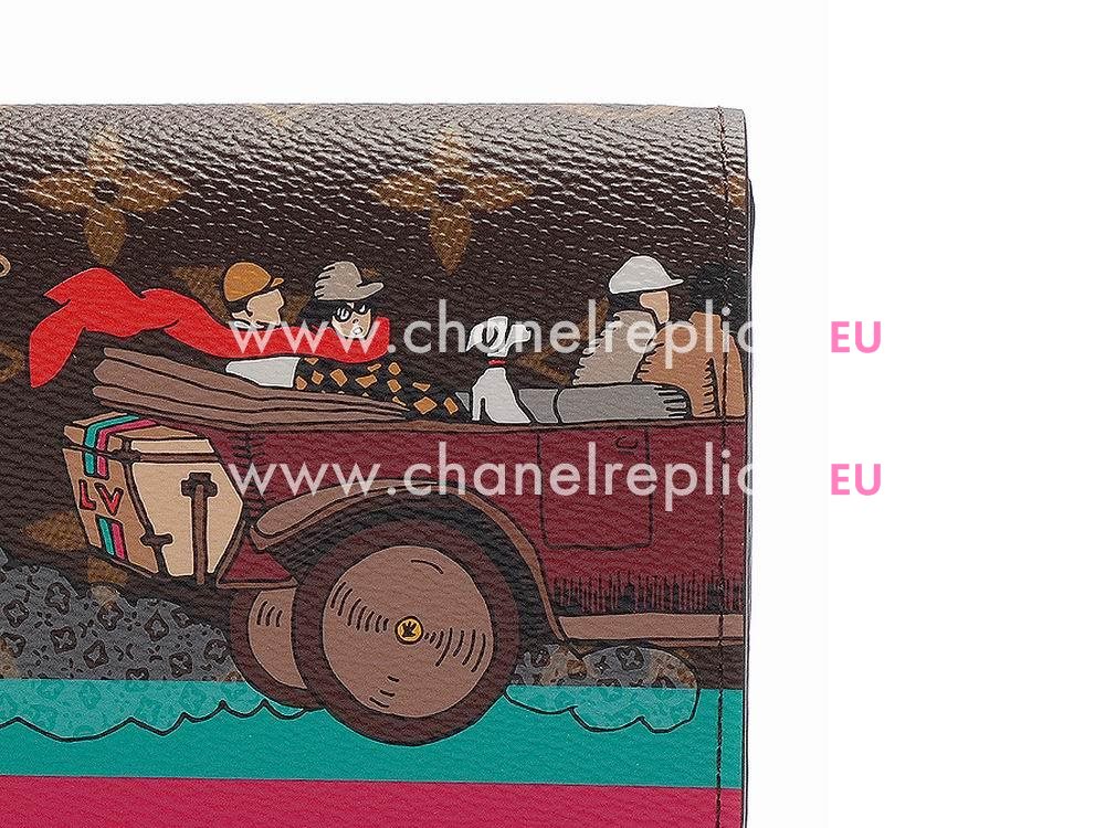 Louis Vuitton Monogram Canvas Sarah Wallet Evasion M61359