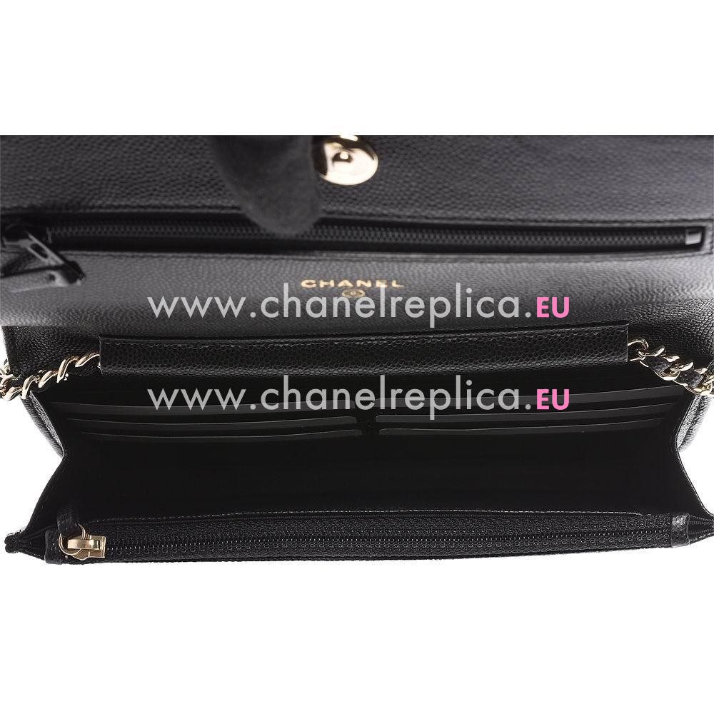Chanel Classic Boy Caviar Calfskin WOC Hand/Shoulder Bag Black C7030801