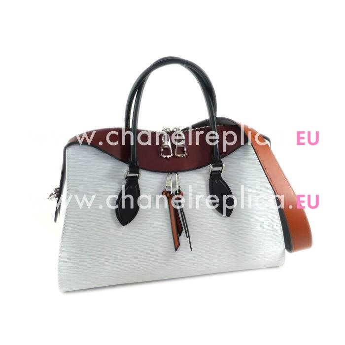 Louis Vuitton Epi Leather Tuileries Bag White M53443