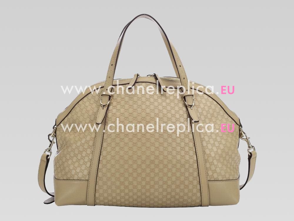 Gucci Nice ambossed Guccissima Cowhide Bag Nude G473385