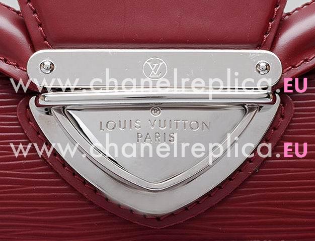 Louis Vuitton Epi Leather Rubis Handbag Bagatelle GM M4022M