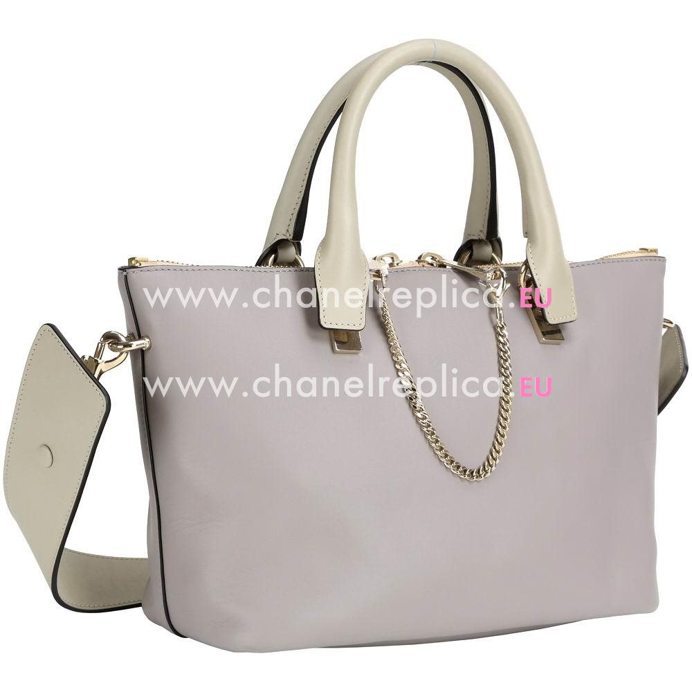 Chloe Baylee Calfskin Hand Bag In Gray C5369048