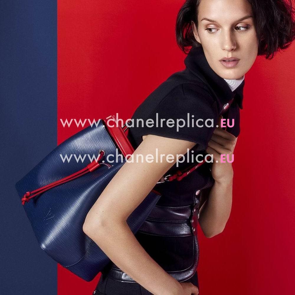 Louis Vuitton Epi Leather NéoNoé Bag Indigo M54367