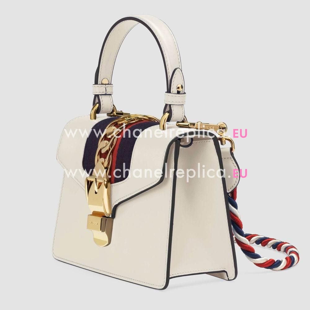 Gucci Sylvie leather mini bag 470270 D4ZAG 8605