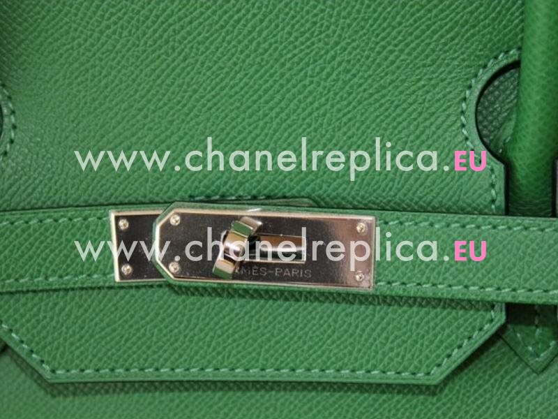 Hermes Bengale Epsom Birkin 40 with Palladium Hardware Green Hand Sewing H205804