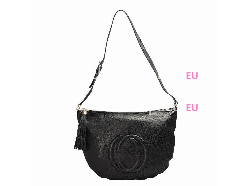 Gucci Soho GG Calfskin Bag Black G531212