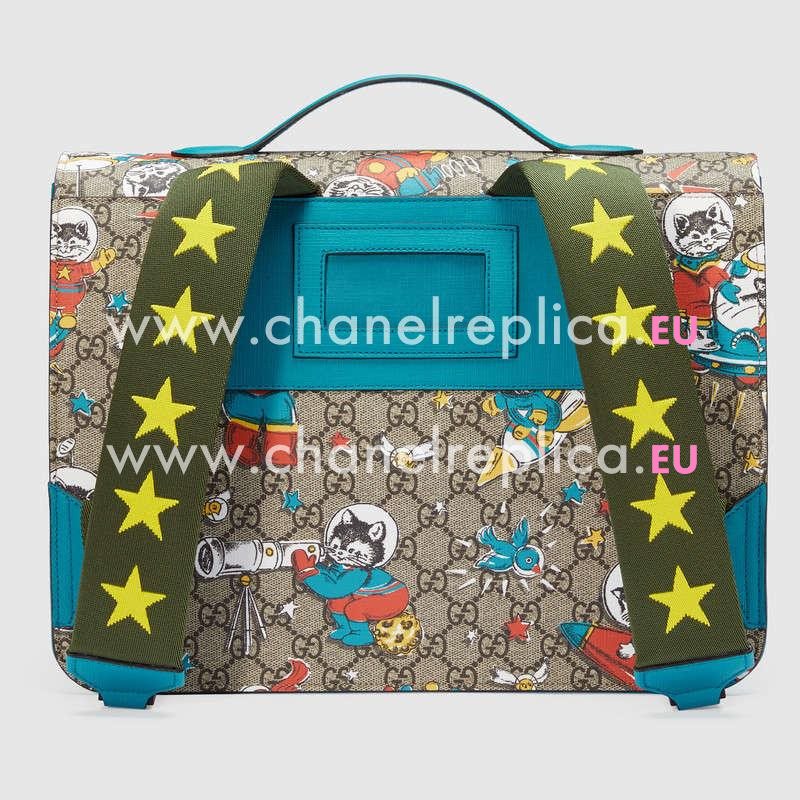 Gucci Childrens GG space cats backpack 410791GL