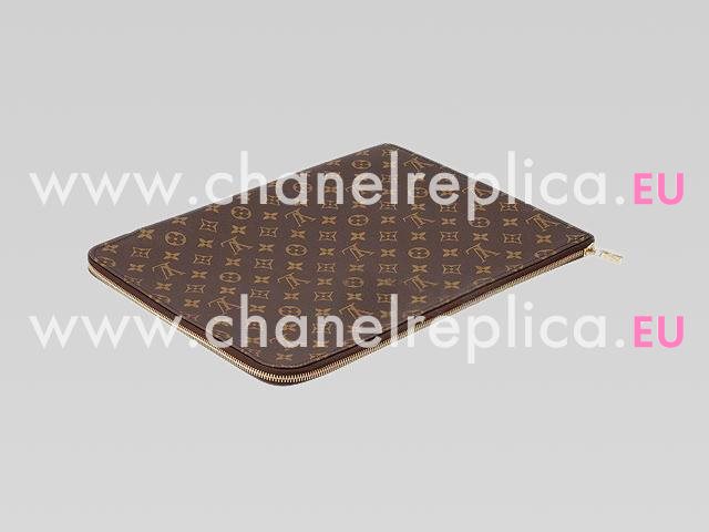 Louis Vuitton Monogram Canvas Poche Documents Khaki M53456