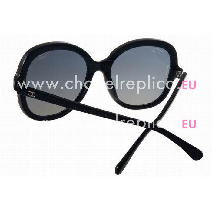 Chanel Plastic Frame Sunglasses Black A7082511