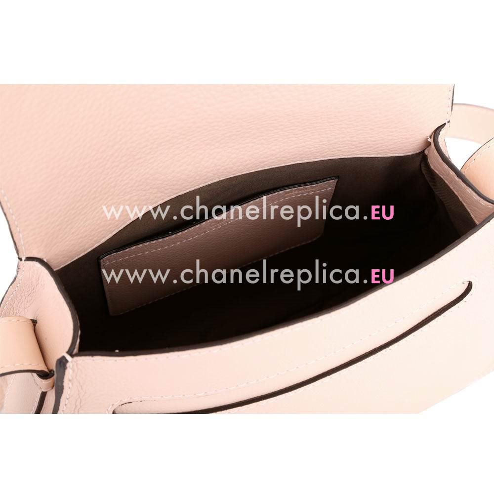 CHLOE Marcie Calfskin Saddle Bag Blush Nude CL7040406
