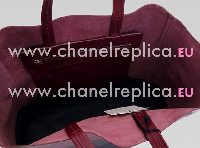 Celine Cabas Lambskin Double colour Shopping Bag(Red/Black) CE39981