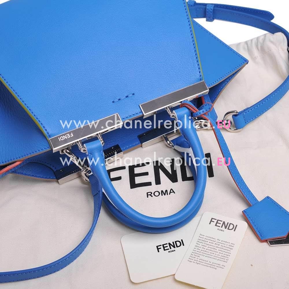 Fendi 3Jours Cowhide Hand/shouldbag Peach Red F1548688