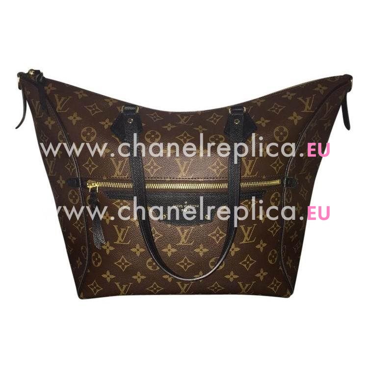 Louis Vuitton Noir Monogram Canvas Tournelle Mm 2017 M44056