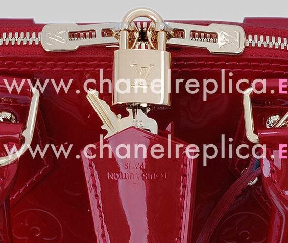Louis Vuitton Monogram Vernis Alma BB Rouge M91699