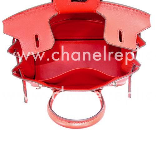 Hermes Birkin Epsom 30cm Calfskin Handbag Tomato Red H7122609