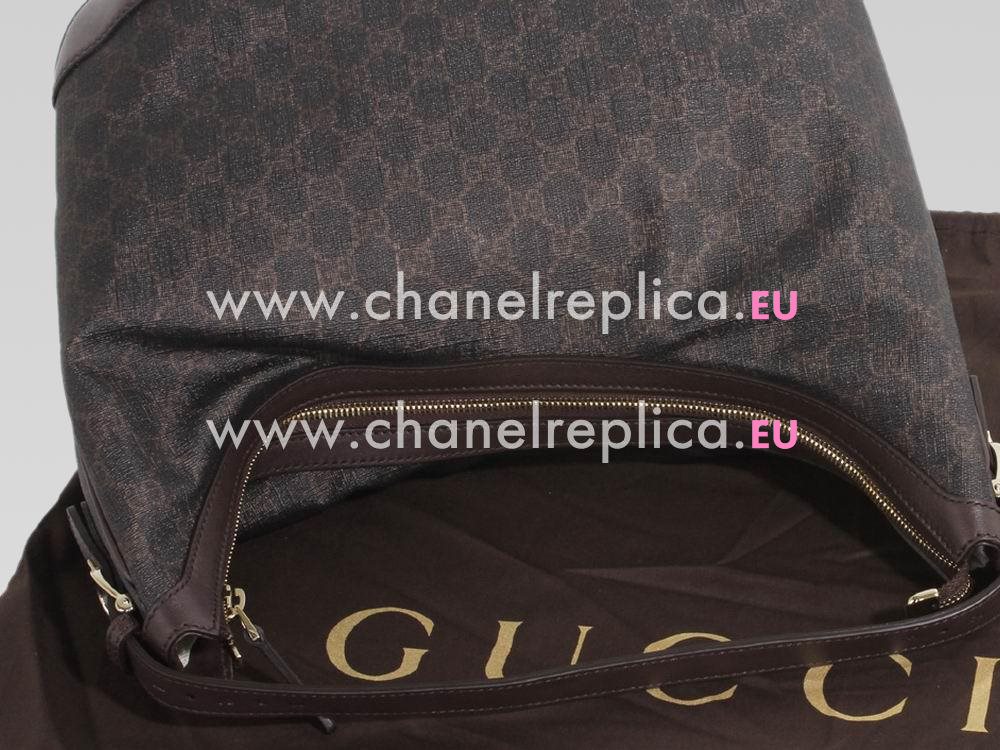 Gucci Waterproof PVC Shoulder Bag In Coffe GU454554