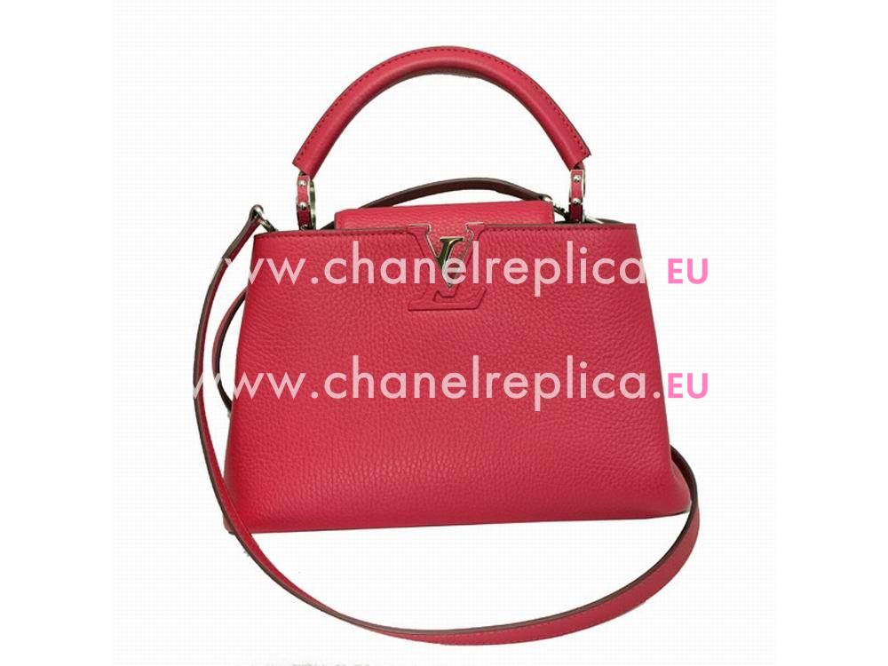 Louis Vuitton Taurillon Leather Capucines MM Fuchsia M94519