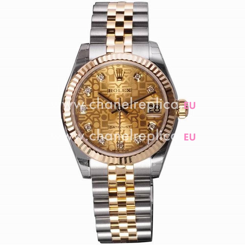 Rolex Datejust Automatic 31mm Gold Stainless Steel Watch Gold R178273