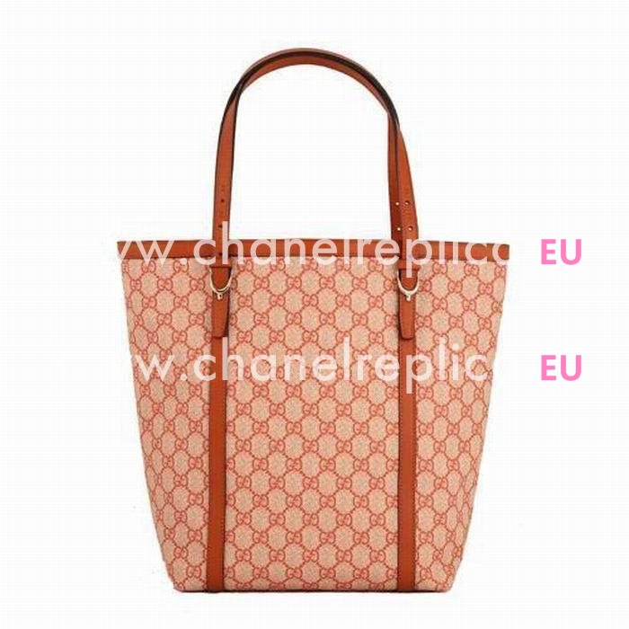Gucci Supreme Nice Calfskin Tote Bag In Orange G6111503