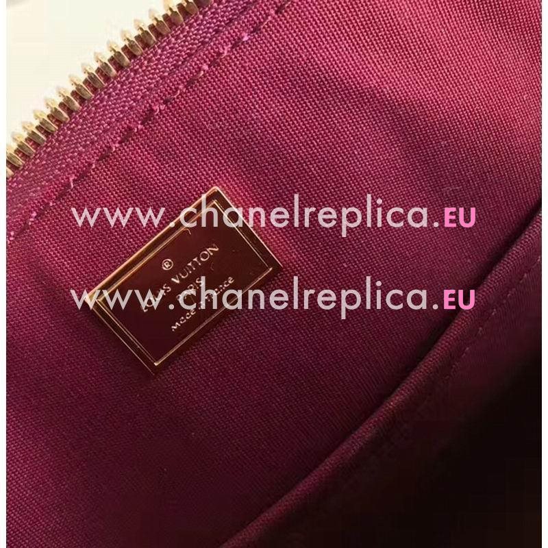 Louis Vuitton Monogram Vernis Alma BB Tote Bag Purple M90322