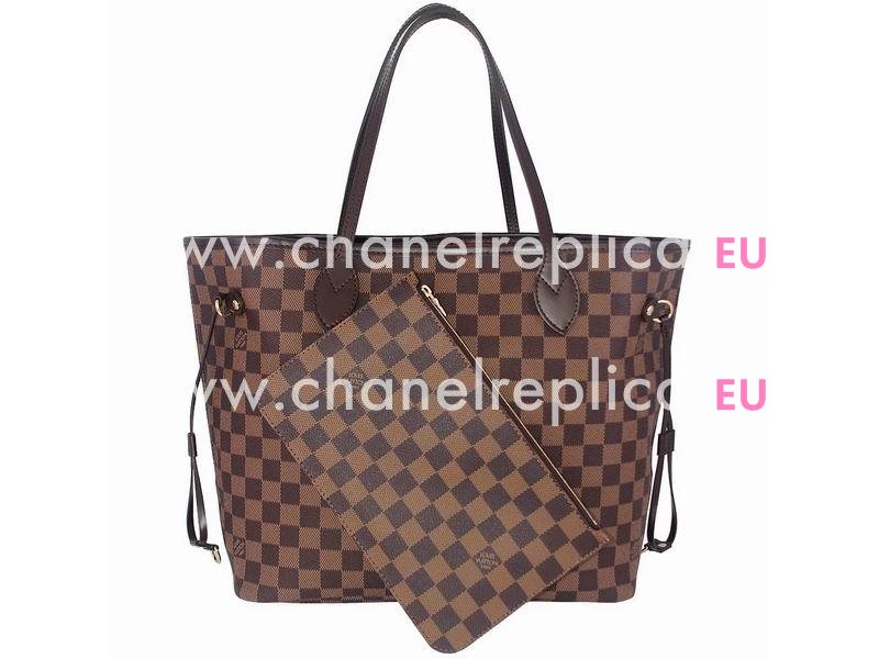 Louis Vuitton Damier Ebene Canvas Neverfull MM N41358