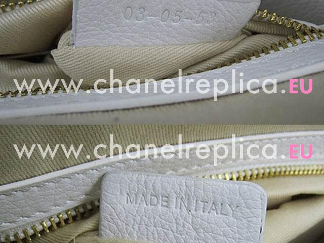 CHLOE SHOULDER BAG 50898 IN BEIGE-WHITE C50898-3