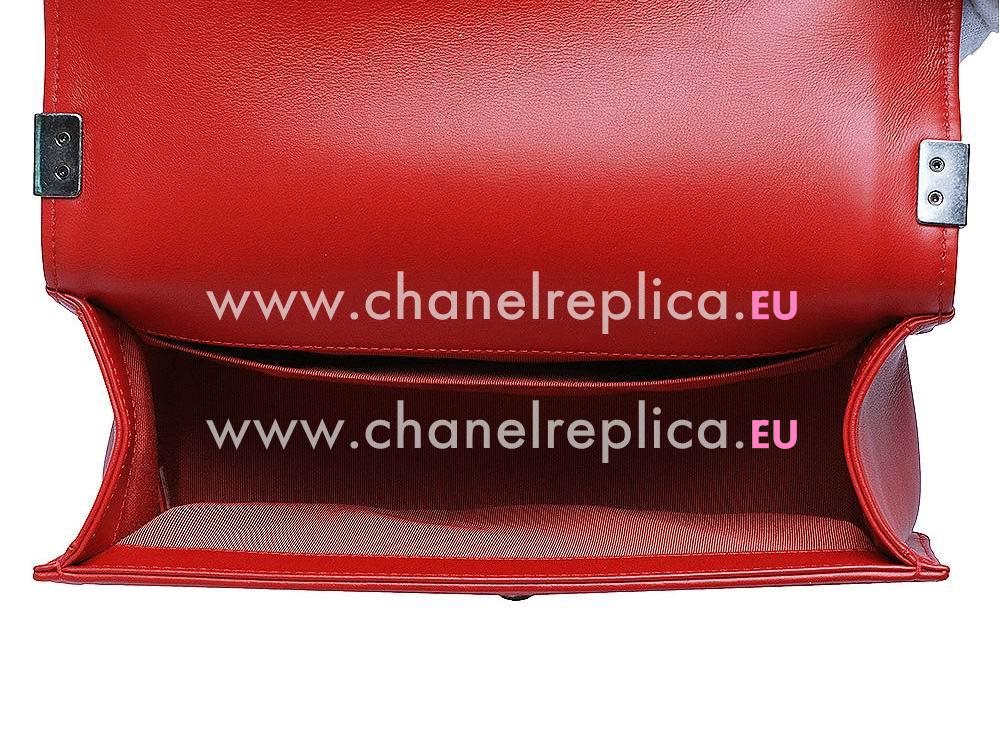 Chanel Lambskin 2.55 Reissue Boy Bag Red A56735