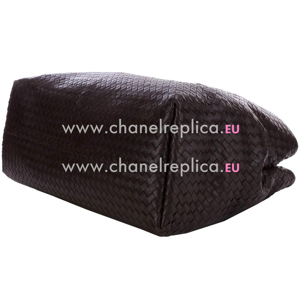 Bottega Veneta Classic Nappa Leather Woven Bag Gray B4618169