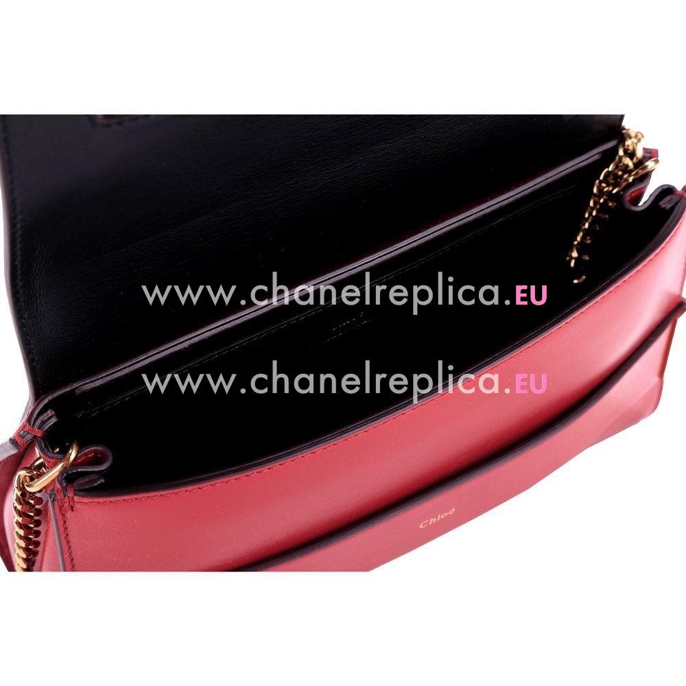 Chloe ELLE Goatskin Hand Bag In Dark Red C5875344