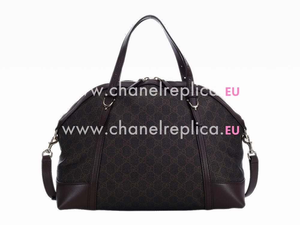 Gucci Nice ambossed Guccissima Bag Deep Coffee G467803