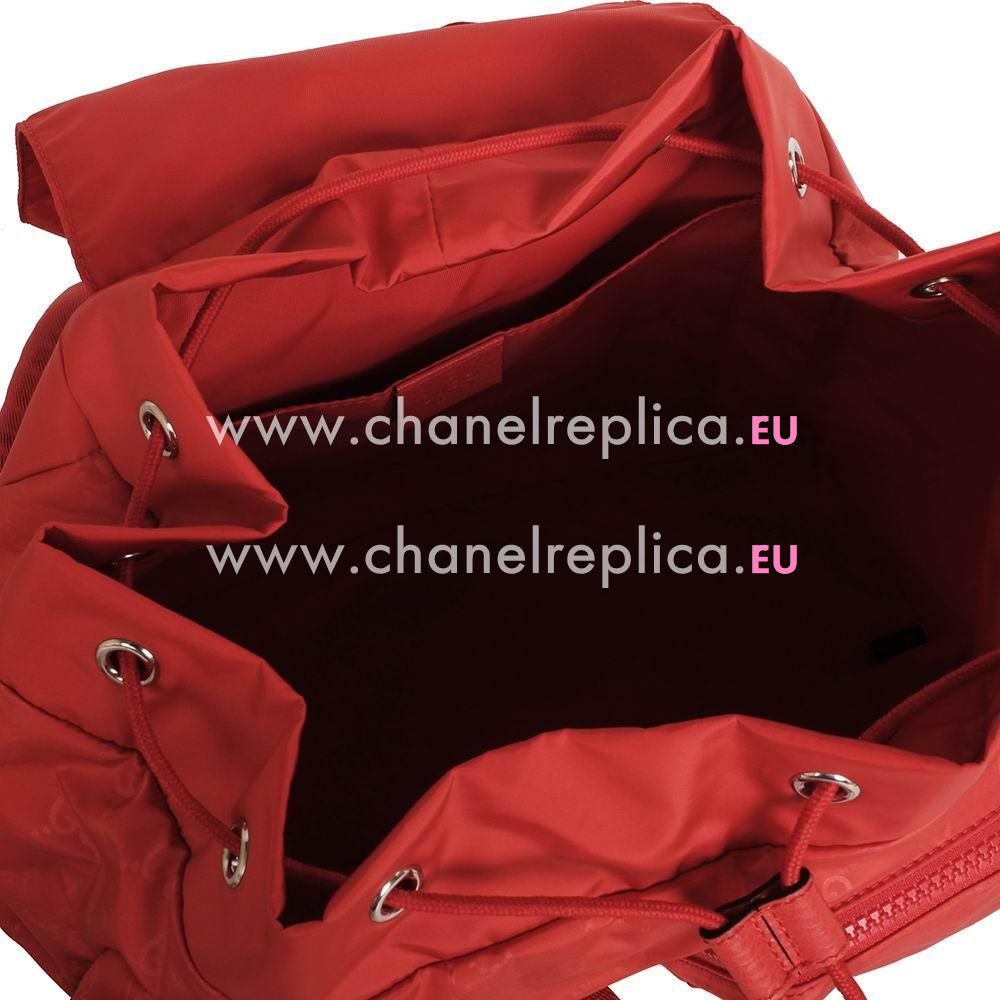 Gucci Messener Classic GG Weaving Nylon Bag In Orangr G559450