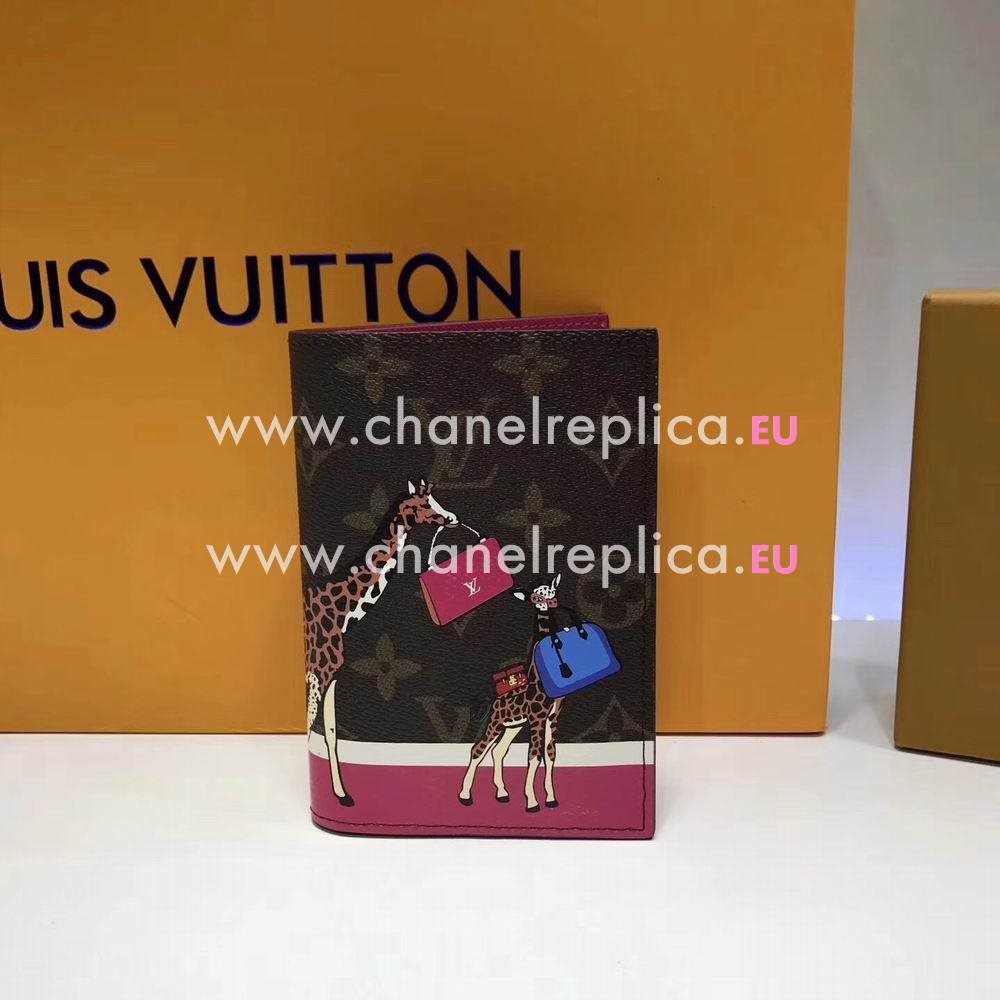 Louis Vuitton Passport Cover Monogram Canvas Wallet M62089