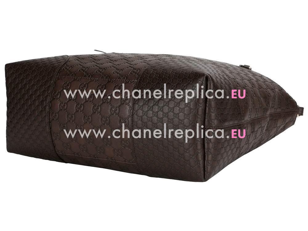 Gucci Bree Classic Calfskin Bag In Chocolate G536800