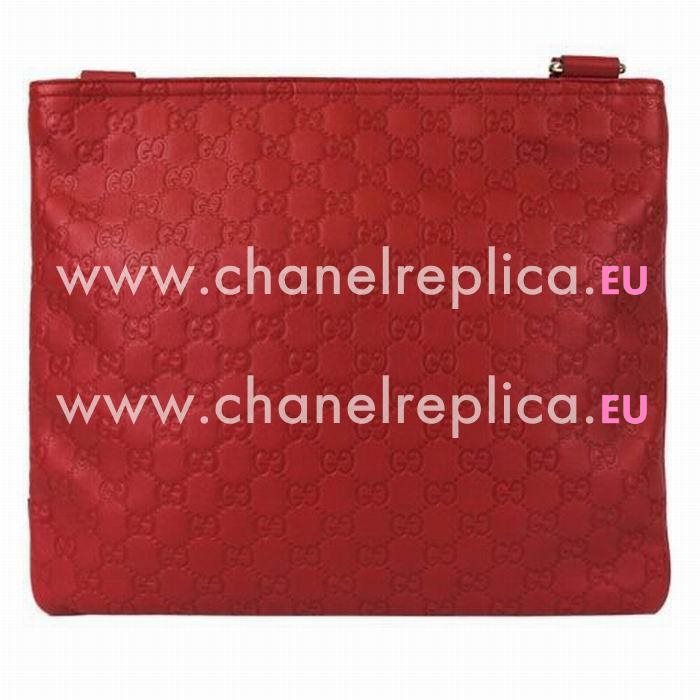 Gucci Classic Calfskin Leather Shoulder Bag In Red G5177790