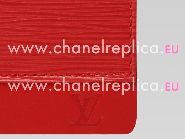 Louis Vuitton EPI Leather Honfleur Clutch Bag In Red M5273E