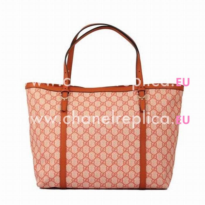 Gucci GG Plus Nice Calfskin Tote Bag In Orange G6111403