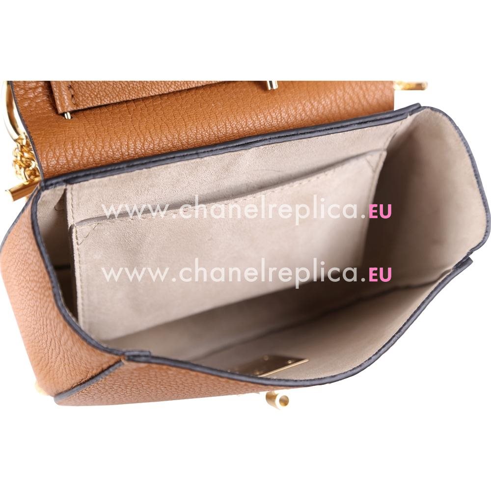 Chloe Mini Drew Goatskin Shoulder Bag In brown C678905