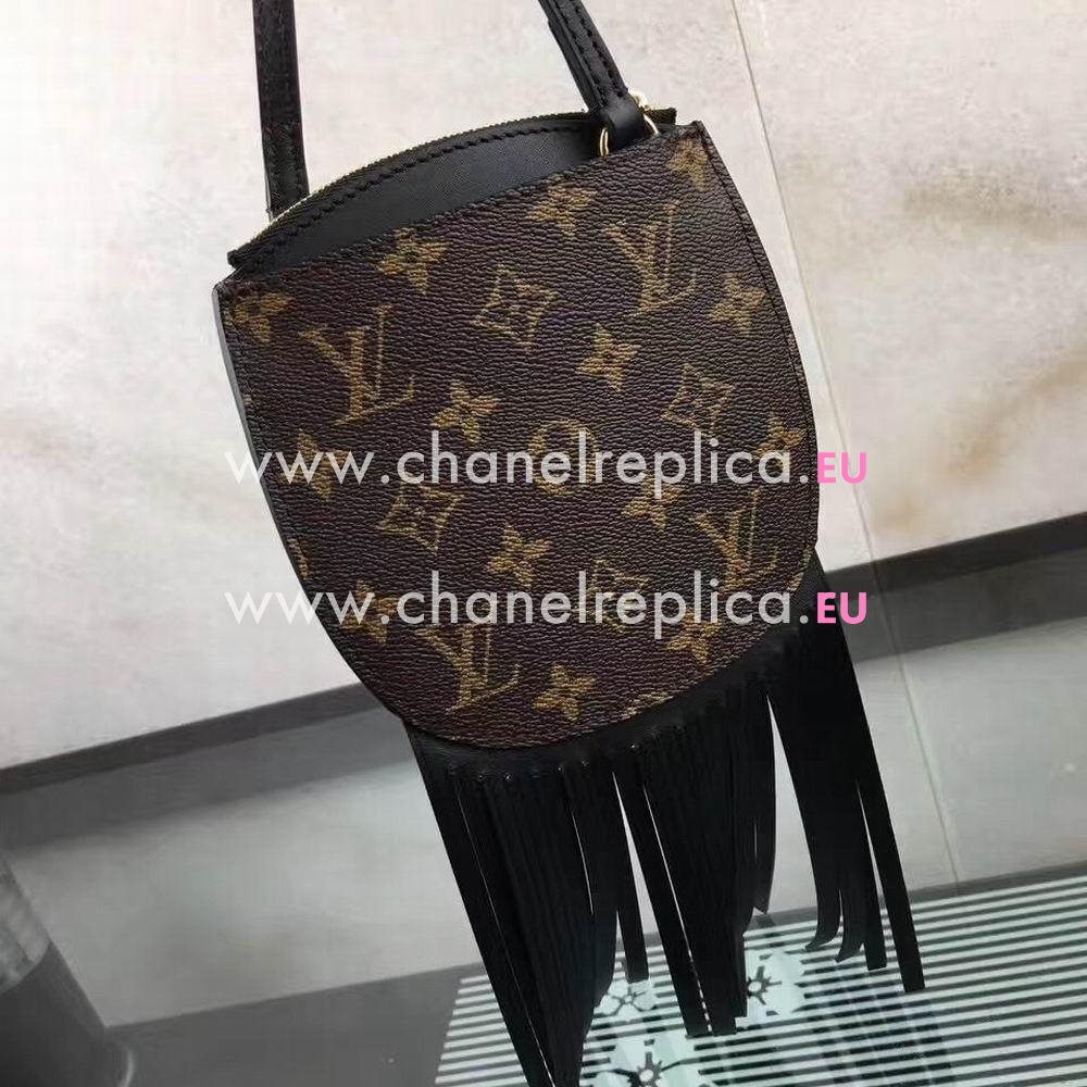 Louis Vuitton Fringed Mini Noe Monogram Canvas Bag M67802