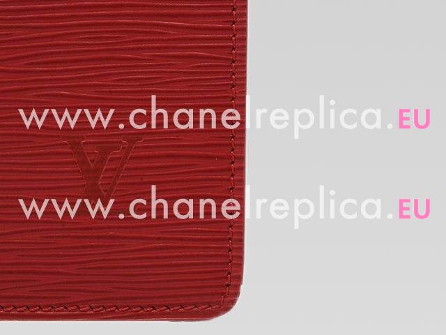 LOUIS VUITTON EPI LEATHER RIVIERA HANDBAG IN RED M4818E