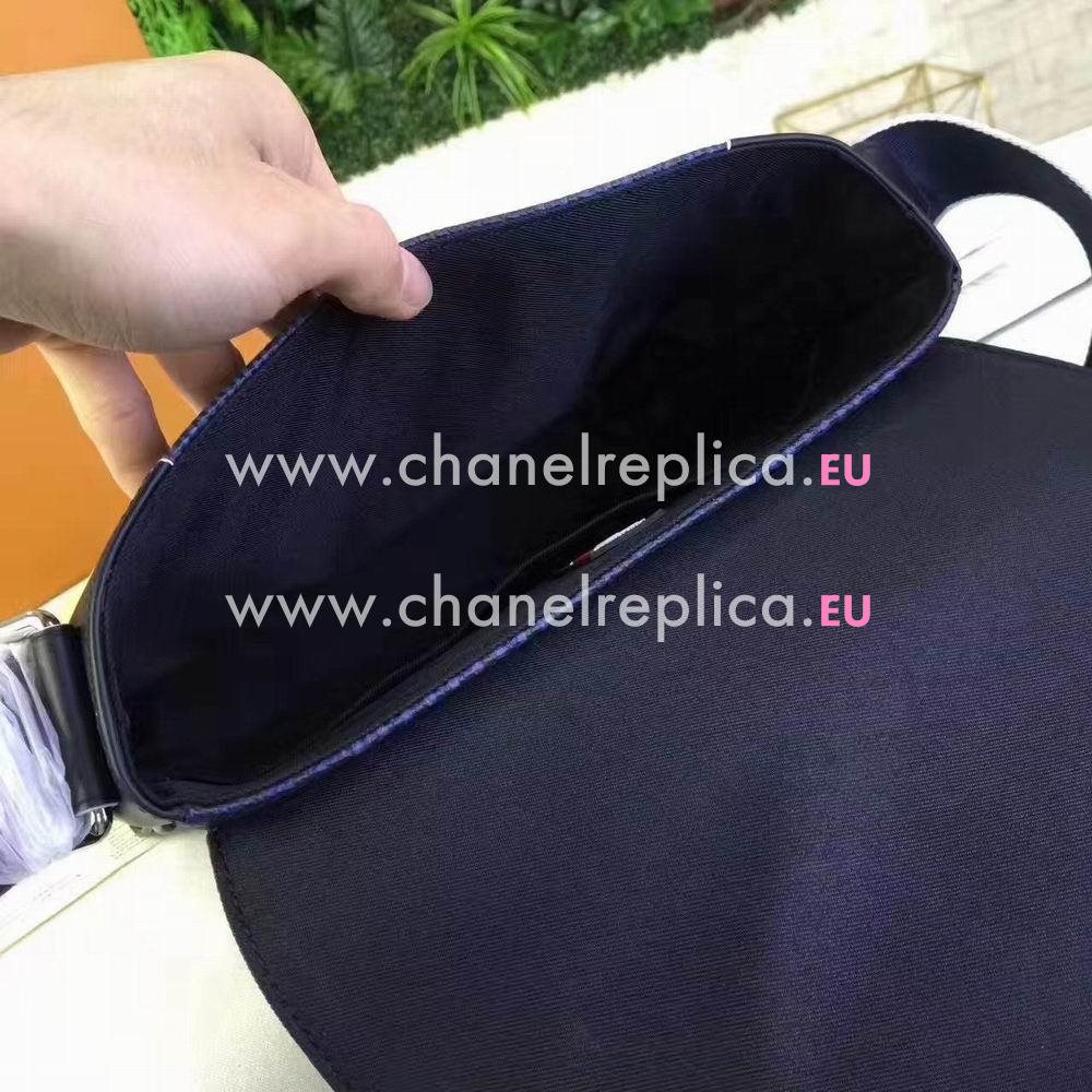 Louis Vuitton District Damier Cobalt Canvas Shoulder Bag PM N44043